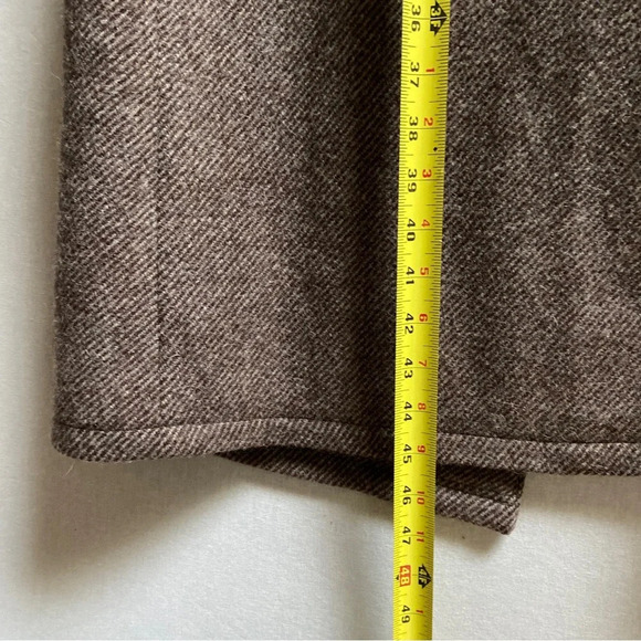 Croydon 66 Made in Italy 100% wool double breasted trench jacket Sz 42 - Picture 13 of 14